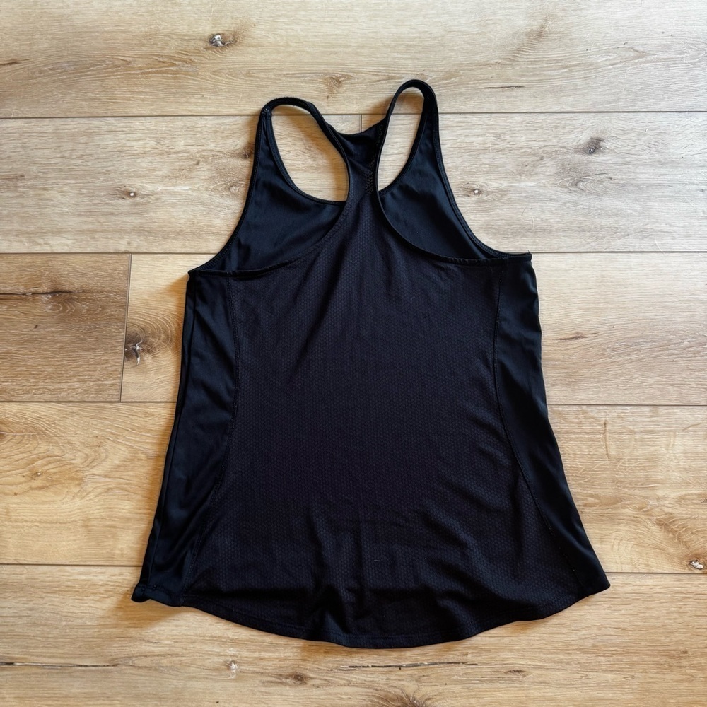 Layer 8 Women's Black Racerback Tank Top, S. - Picture 6 of 8